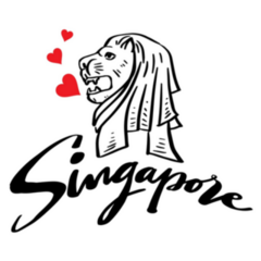 Singapore Lion Landmark Sticker