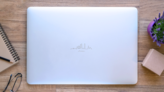 Single Line Drawing Of Philadelphia Skyline Lettering Sticker on a Laptop (New) example