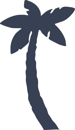 Single Palm Tree Sticker