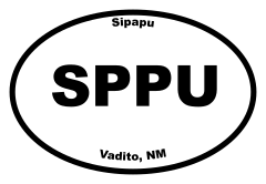 Sipapu Oval Sticker