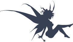 Sitting Fairy Sticker