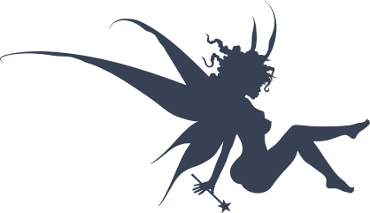 Sitting Fairy Sticker