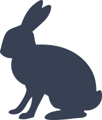 Sitting Rabbit Sticker