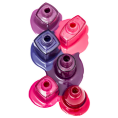 Six Colorful Nail Polish Bottles Sticker