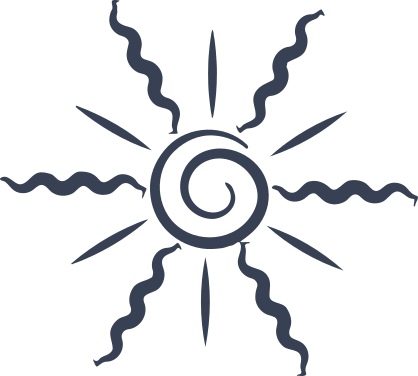 Sizzling Sun Sticker