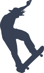 Skateboarder Sticker