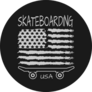 Skateboarding Of  Usa Sticker