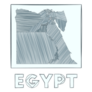 Sketch Map Of Egypt Grayscale Hand Drawn Sticker
