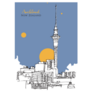 Sketch Of Auckland, New Zealand Sticker
