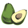 Sketch Of Avocados Sticker 