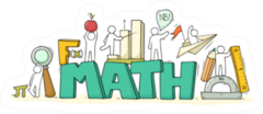 Sketch Of Math Concepts Fun Illustration Sticker
