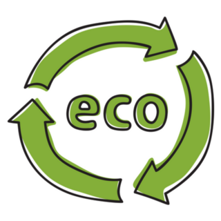 Sketch Recycle Icon Eco Sticker