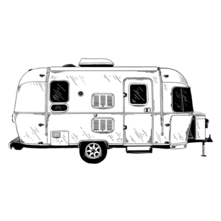 Sketch Style Trailer Sticker