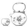 Sketch Traditional Asian Tea Set Sticker