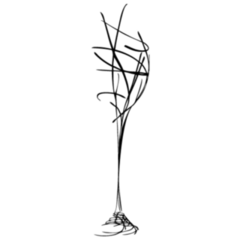 Sketched Wine Glass Sticker