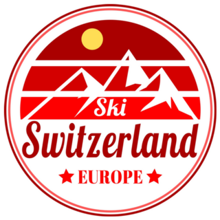 Ski Switzerland Europe Label Sticker