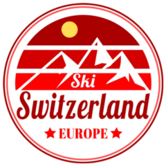 Ski Switzerland Europe Label Sticker