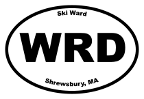 Ski Ward Oval Sticker