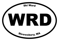 Ski Ward Oval Sticker