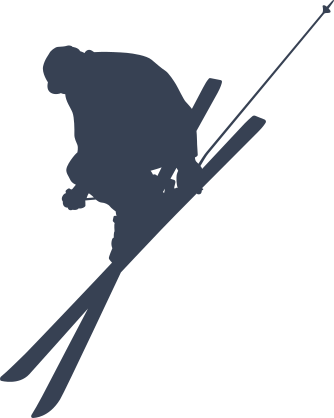 Skilled Skier Sticker