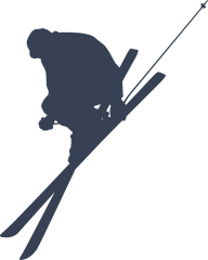 Skilled Skier Sticker