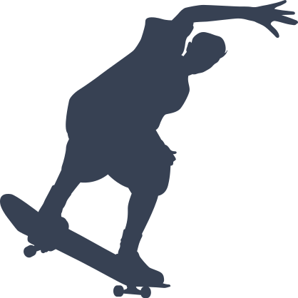 Skillful Skateboarder Sticker