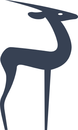 Skinny Antelope Sticker