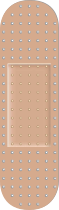 Skinny Band Aid Bandage Sticker