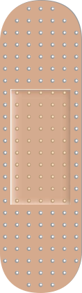Skinny Band Aid Bandage Sticker