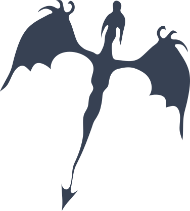 Skinny Dragon Sticker