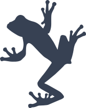 Skinny Frog Toad Sticker