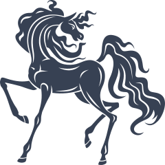 Skinny Horse Sticker