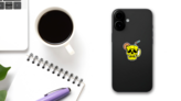 Skull Cup Cocktail Sticker on a Phone (New) example