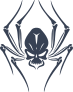 Skull Spider Sticker