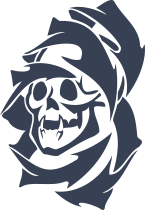 Skull Wrapped In Fabric Sticker