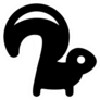 Skunk Icon Cartoon Sticker