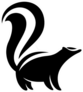 Skunk Logo Sticker