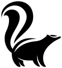 Skunk Logo Sticker