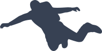 Sky Diver Sticker