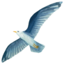 Sky Seagull Sticker