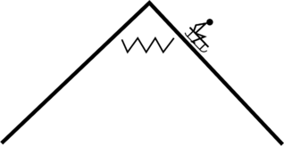 Sledding Down A Mountain Icon Sticker