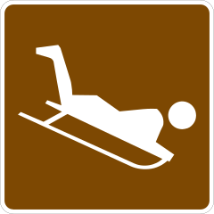 Sledding Sticker
