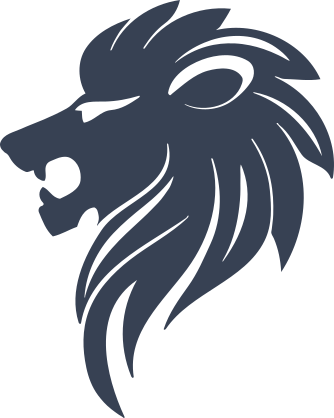 Sleek Lion Head Sticker