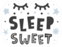Sleep Sweet Baby Sticker