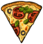 Slice Of Margherita Pizza Sticker