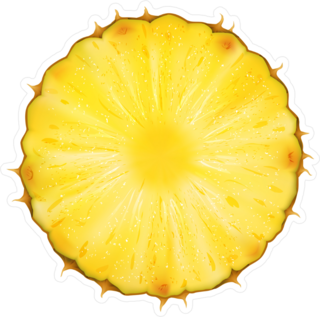 Slice Of Pineapple Sticker