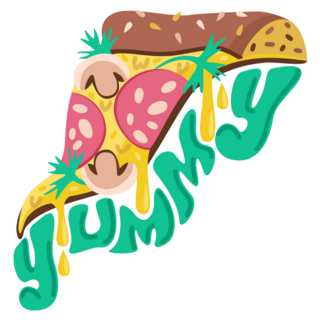 Slice Of Pizza Yummy Sticker