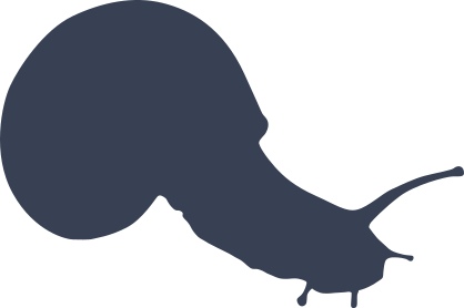 Slimy Snail Shape Sticker