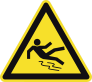 Slippery Sign Sticker