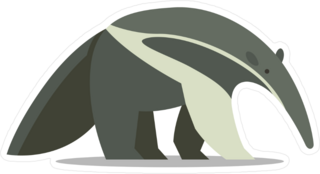 Slow Anteater Sticker